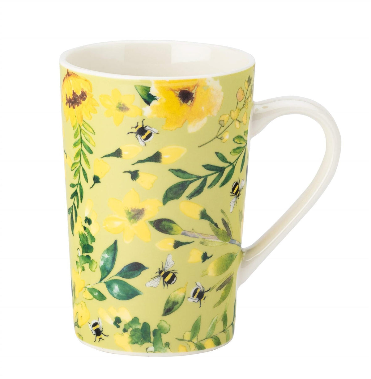 Bee-Beautiful Latte Mug - Green