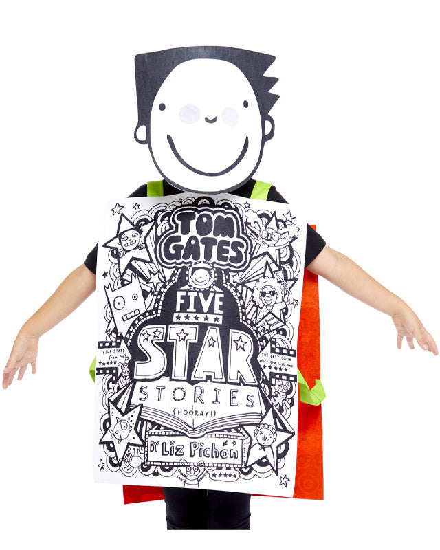 Tom Gates Colour in Tabard - Child Costume