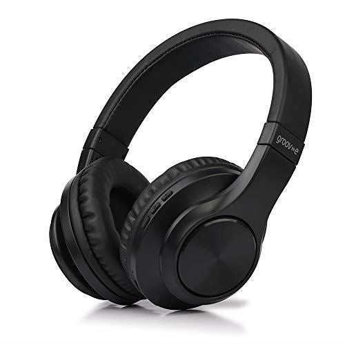 Groov-e GVBT550BK Rhythm Wireless Bluetooth Stereo Headphones - Black