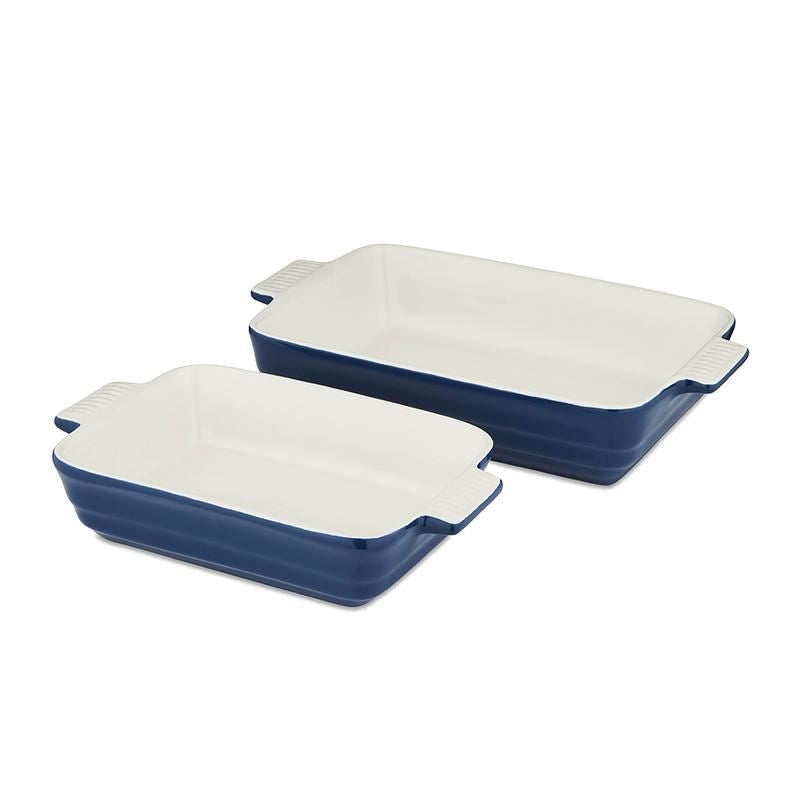 Tower Barbary & Oak Blue Set Of 2 Rectangular Oven Dish
