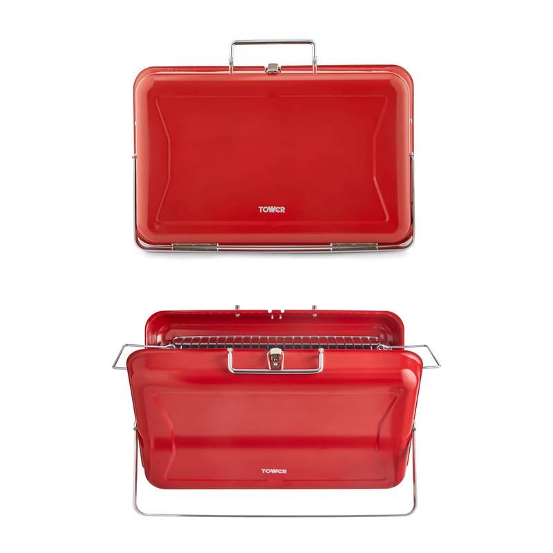 Tower Day Tripper Portable BBQ Red