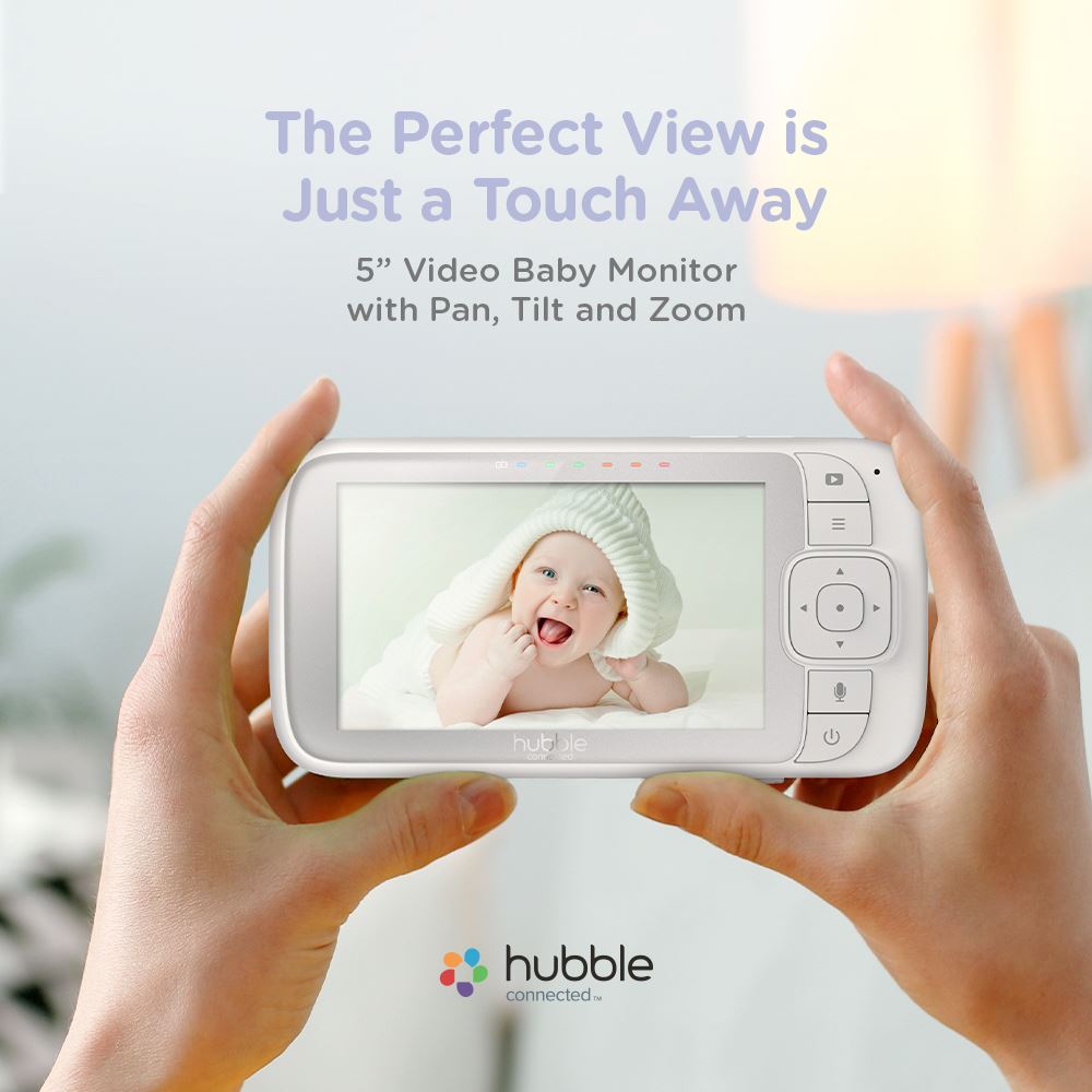 Hubble Nursery View Pro 5 Inch Video Baby Monitor