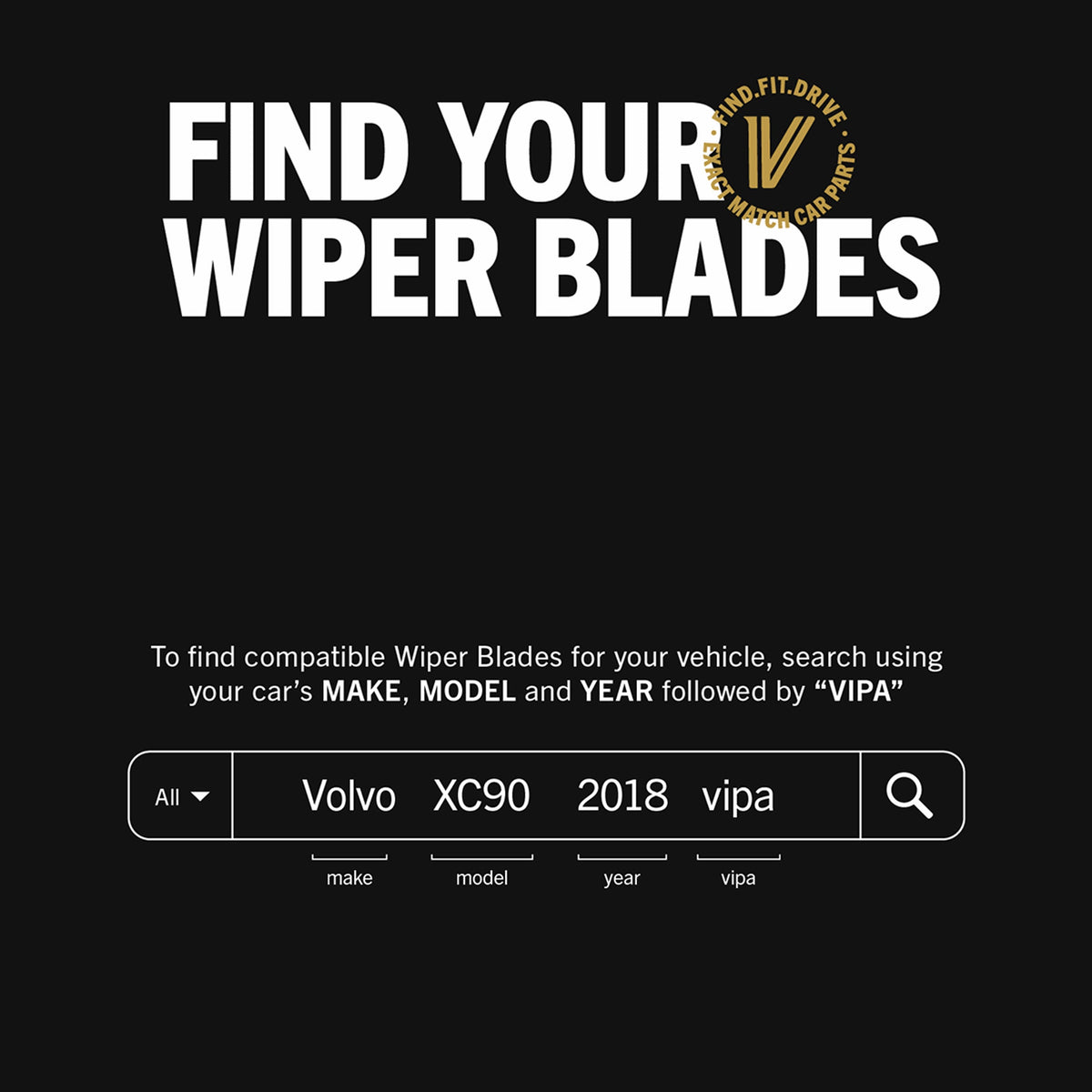 HYUNDAI SANTA FE SUV May 2019 Onwards Rear Wiper Blade