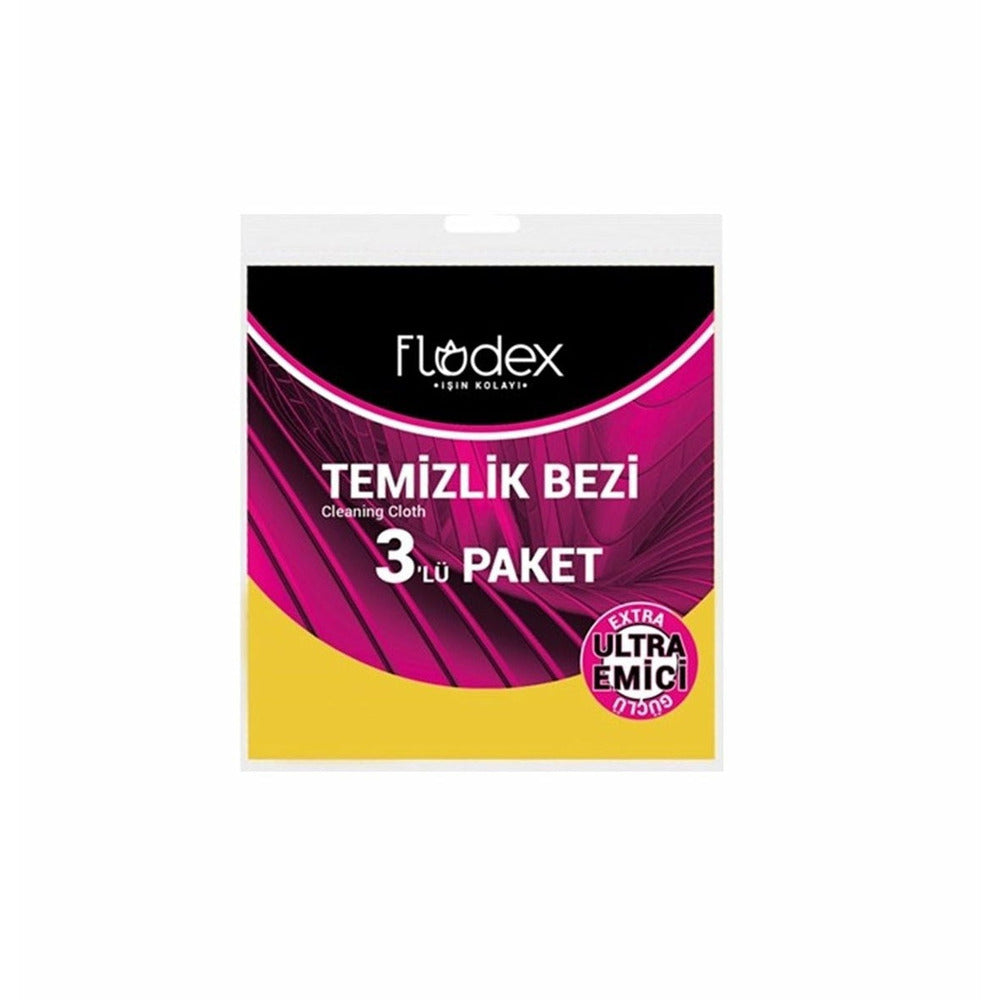 Flodex Clean Cloth (Temizlik Bezi) 3 Pcs