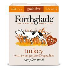 Forthglade Complete Grain free Adult Turkey and Vegetables, 395g - Case of 18