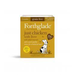 Forthglade Just Chicken with Liver Grain Free, 395g - Case of 18