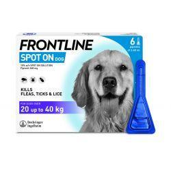 FRONTLINE Spot On Dog Large - 6 pipettes, 6's