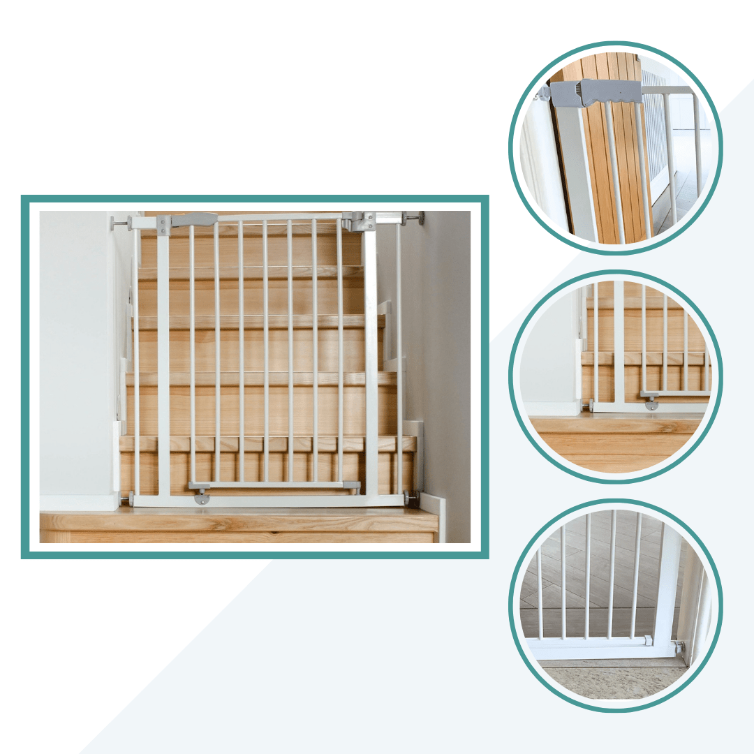 FYLO Baby Safety Stair Gate – Extra Wide Pressure Fit | No Drill | Child & Pet Safe