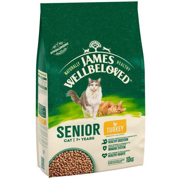 James Wellbeloved Senior Turkey Dry Cat Food 1.5kg - Case of 3