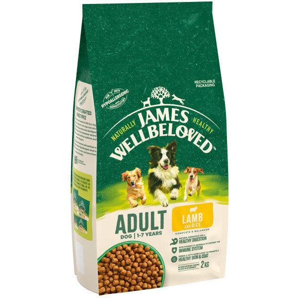 James Wellbeloved Adult Lamb & Rice Dry Dog Food 2kg