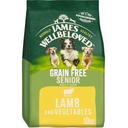 James Wellbeloved Senior Grain Free Lamb & Vegetable Dry Dog Food 10kg