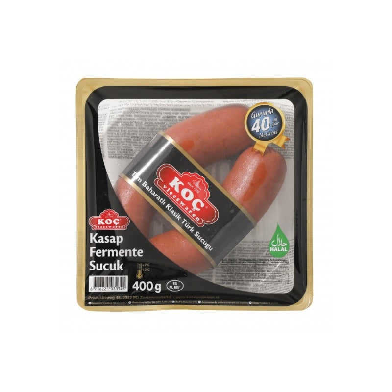 Koç Vleeswaren Kasap Fermente Sucuk Traditional Turkish Sausage 400g