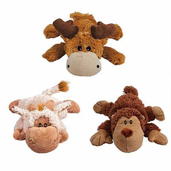 KONG Cozies Naturals Plush Dog Toy | Assorted Small Characters