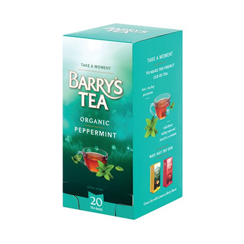 6 x Té de menta orgánica Barry's Tea 20 x 30g