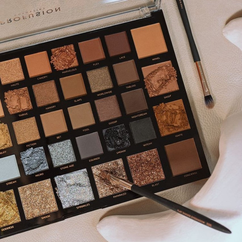 Moonstone 42 Shade Eyes & Face Palette | Matte, Shimmer & Glitter
