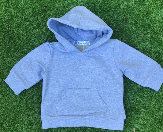 Light Grey Stylish Kid Hoodie | Soft Cotton Matching Parent & Child Hoodies