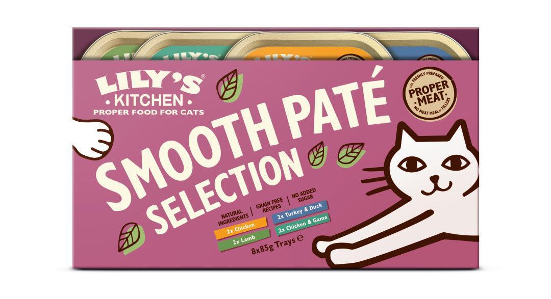 Lily's Kitchen Cat Smooth Pate Multipack Foil 8 x 85g - Case of 4