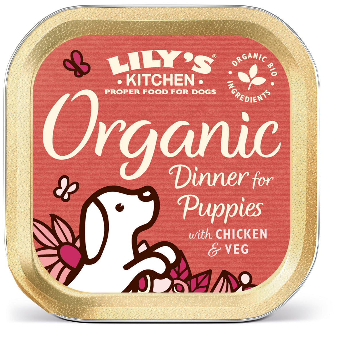 Lily's Kitchen Organic Dinner for Puppies Foil 150g - Case of 11