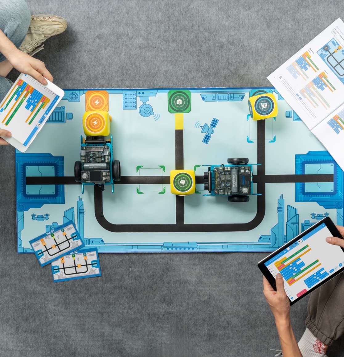 Makeblock mBot2: STEM-Bildungscodierungsroboter-Kit für KI-Lernende + KOSTENLOSER Online-Kurs