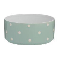 Mason Cash Polka Dot Sage Bowl - Case of 6