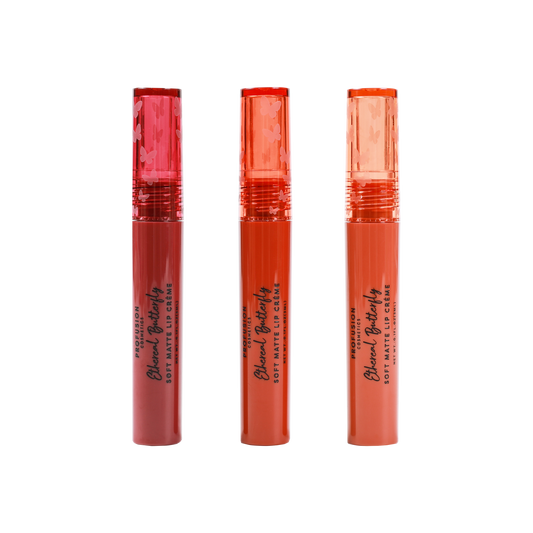 Mariposas Etéreas | Set de Cremas Labiales Mate Suaves