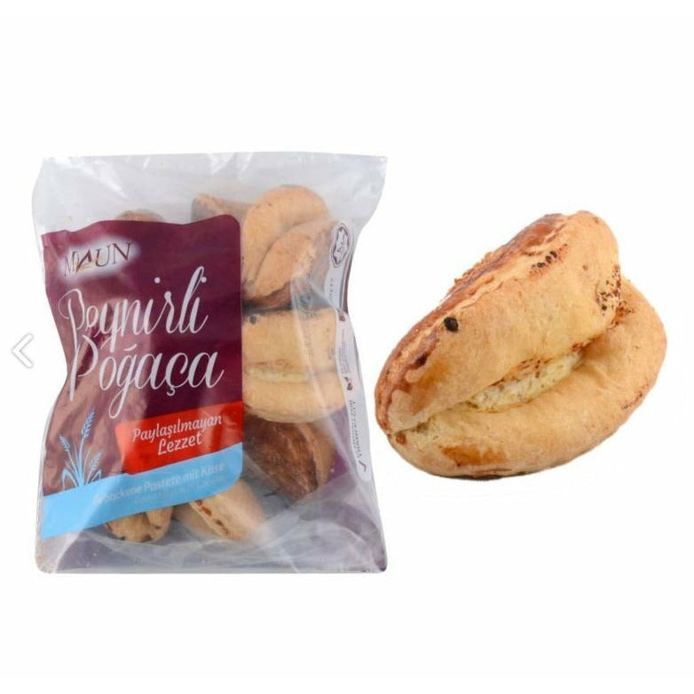Maun Cheese Bun (Peynirli Pogaca) 8 Pcs