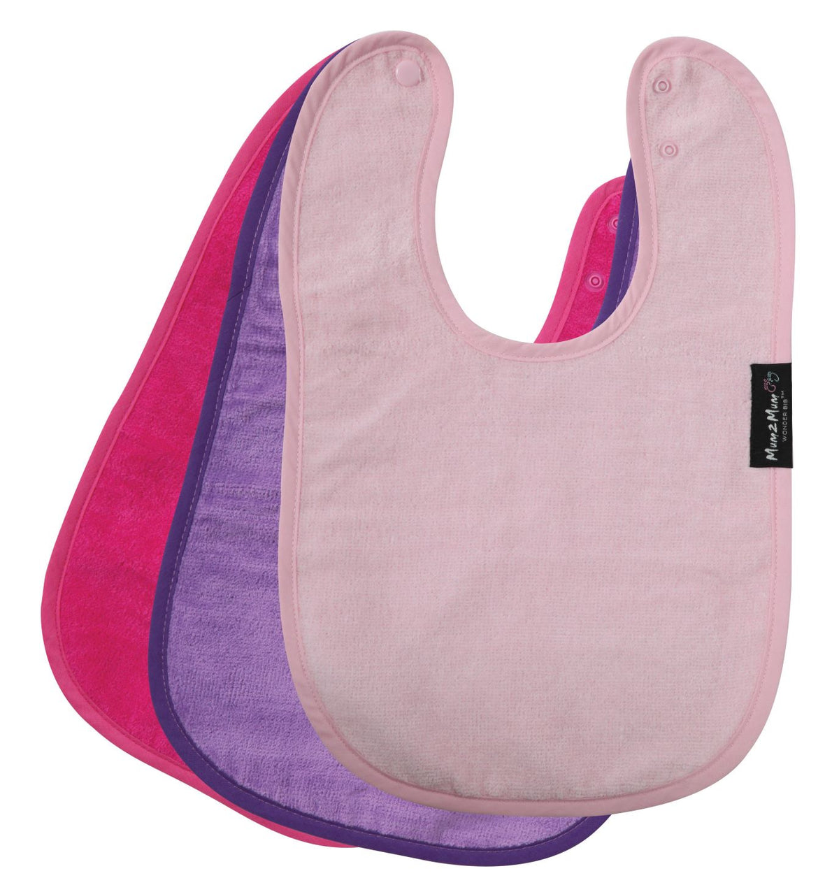 Mum 2 Mum Standard Wonder Bib - Cerise Pink