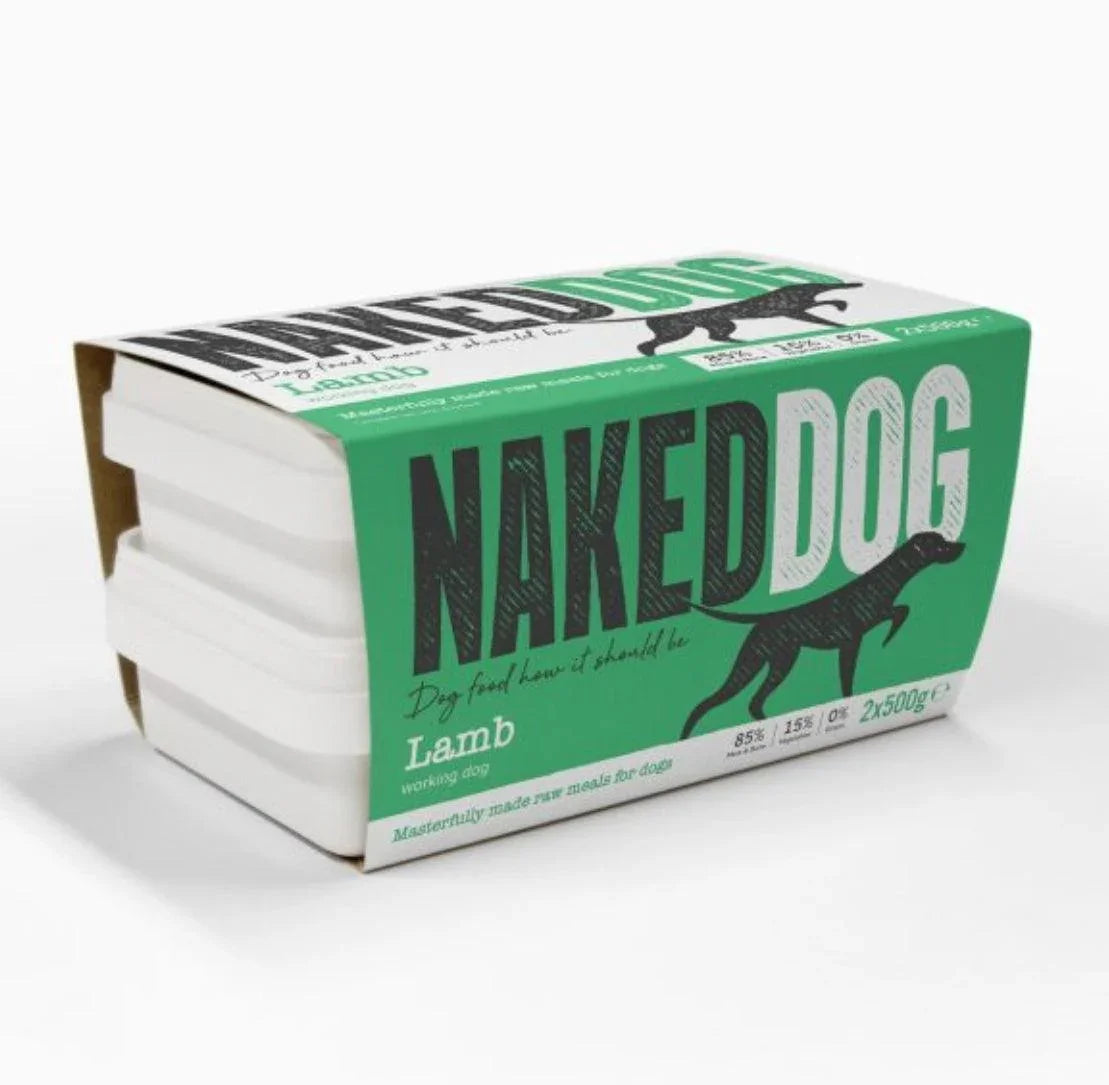 Naked Dog Original 85/15 Lamb 2x500g