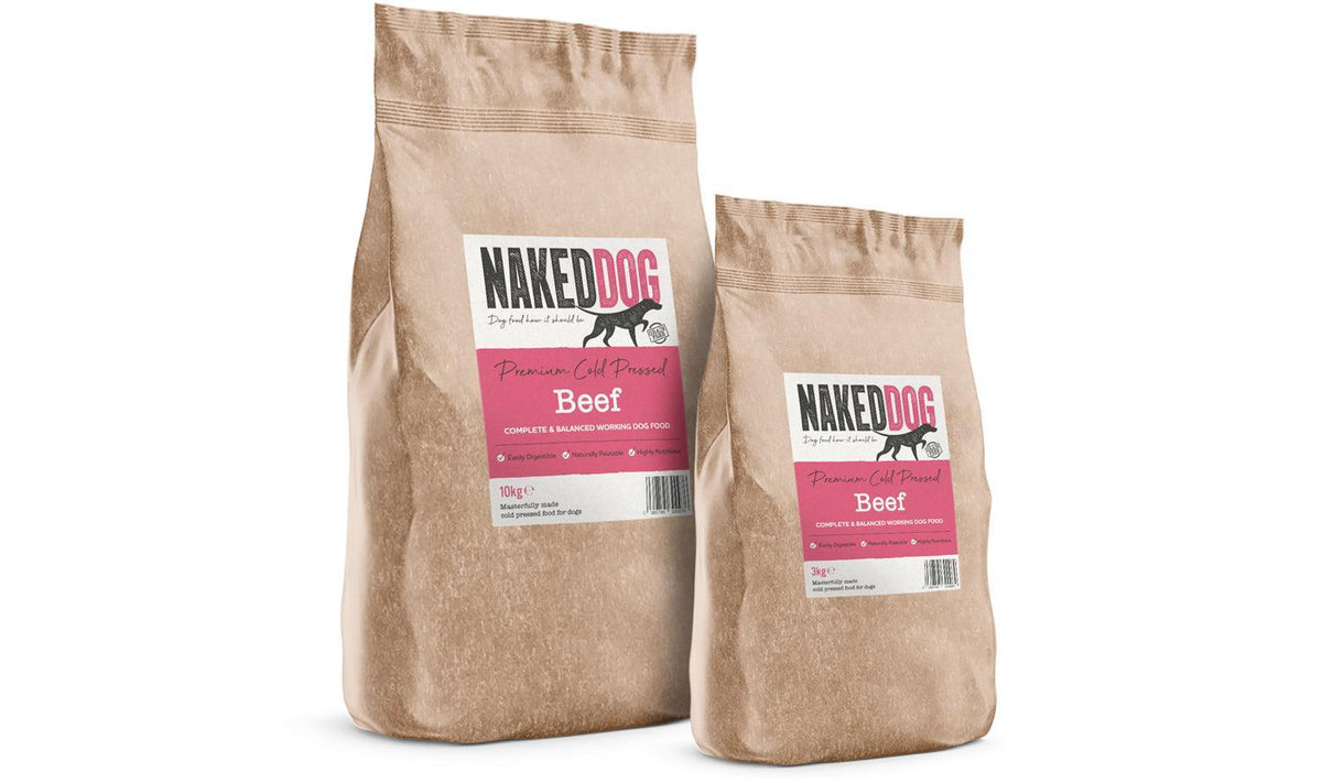 Naked Dog Premium Cold Pressed Beef – 2.5kg / 10kg