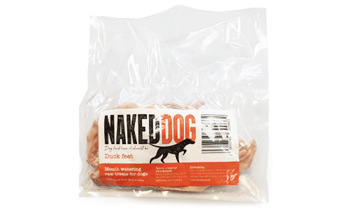 Naked Dog Raw Treat Duck Feet - Pack of 10