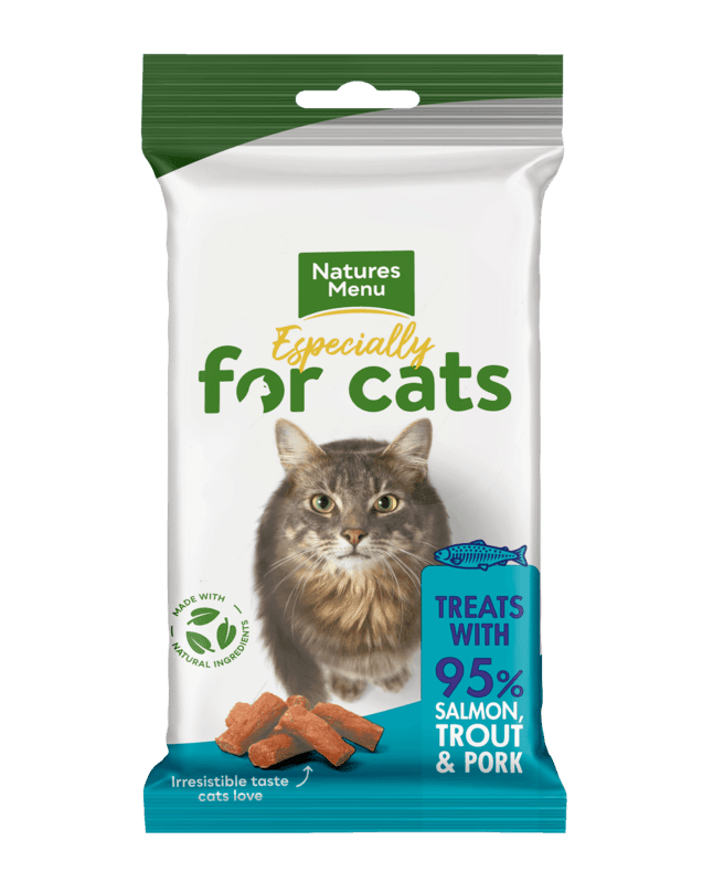 Natures Menu Salmon and Trout Cat Treats 50g 60g - Case of 12