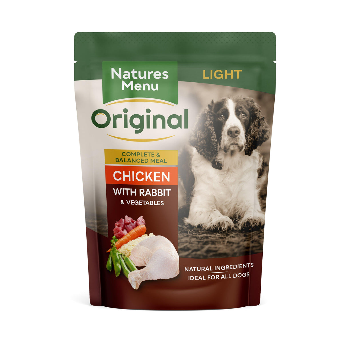 Natures Menu Dog Light Chicken and Rabbit 300g - Case of 8