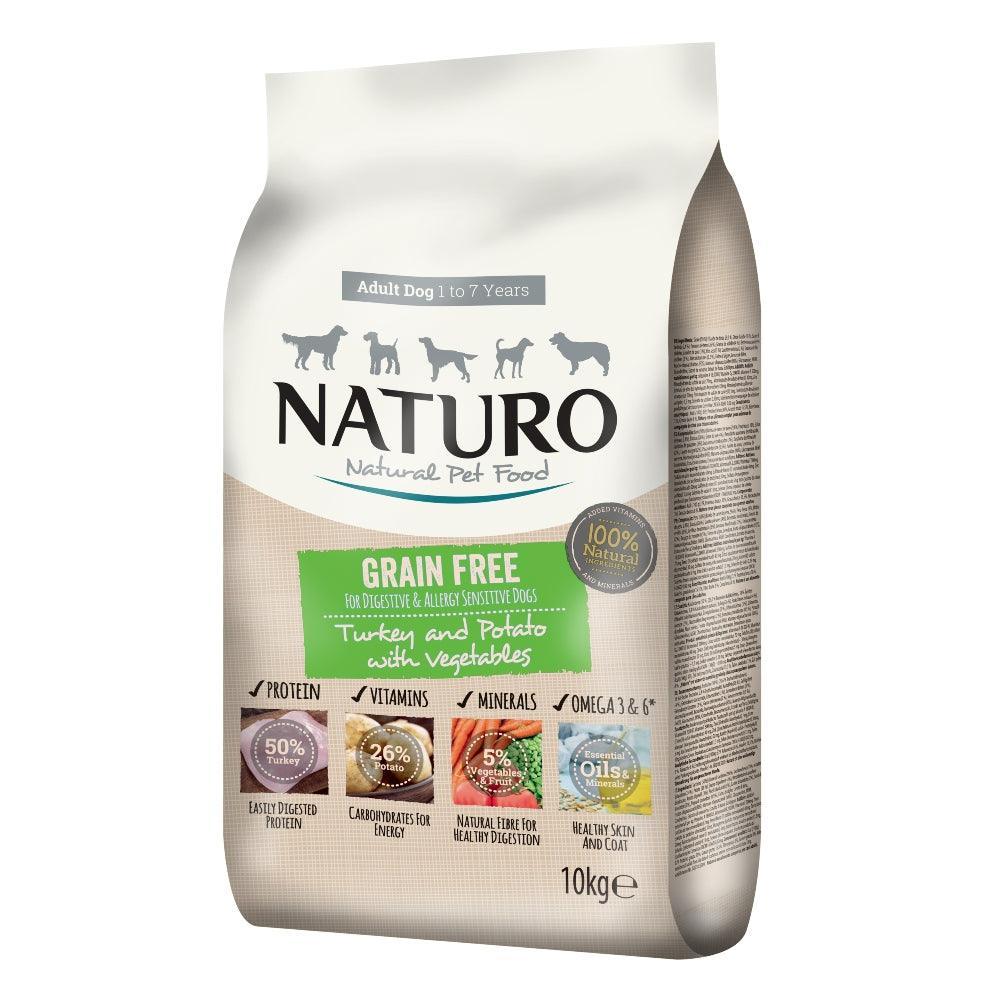 Naturo Adult Grain Free Turkey with Potato & Vegetables 10kg