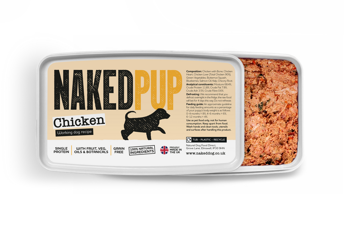 Naked Pup Chicken 500g Sample