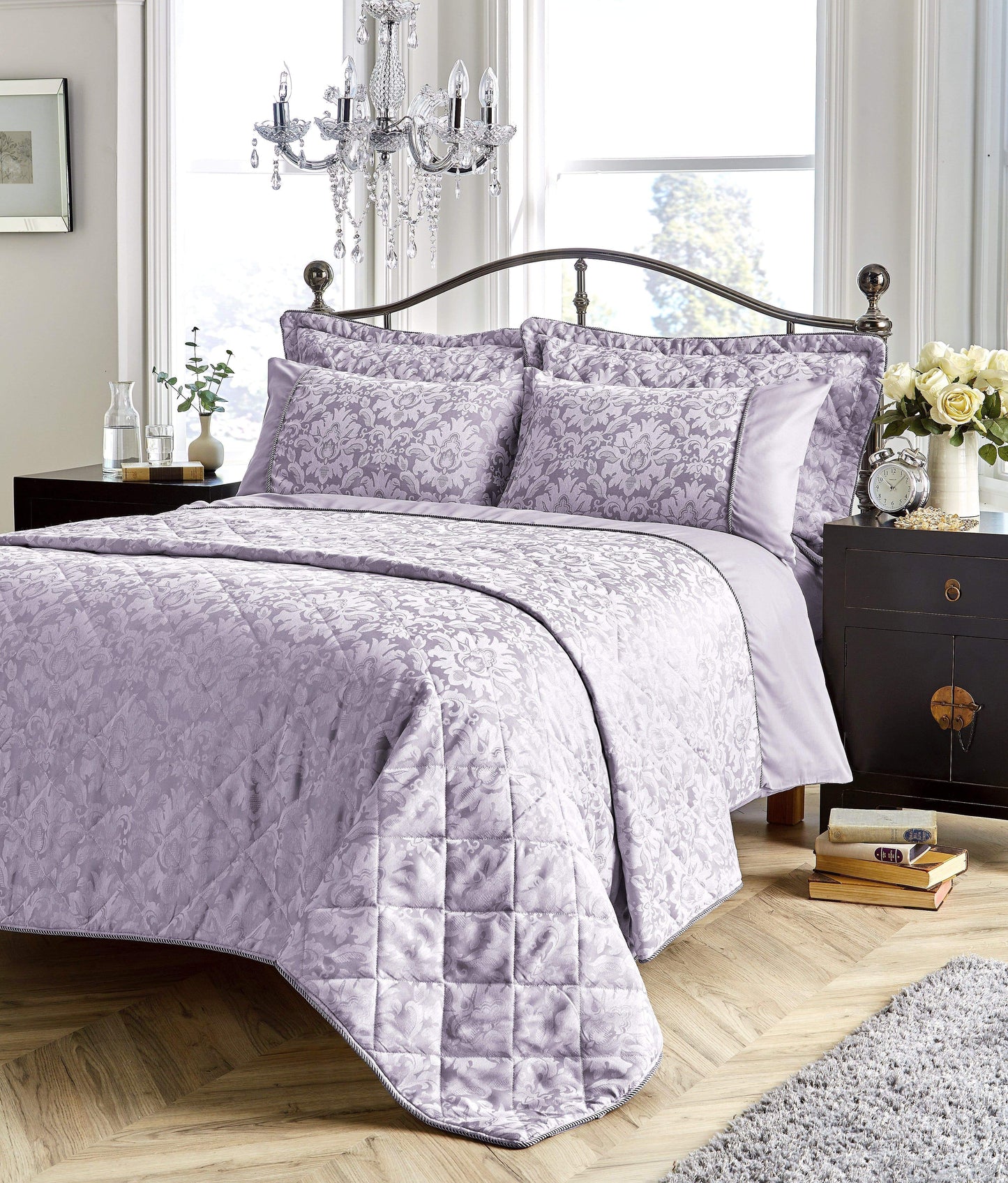 Savoy Hand Woven Jacquard Cotton Duvet Cover Set – OEKO-TEX Certified