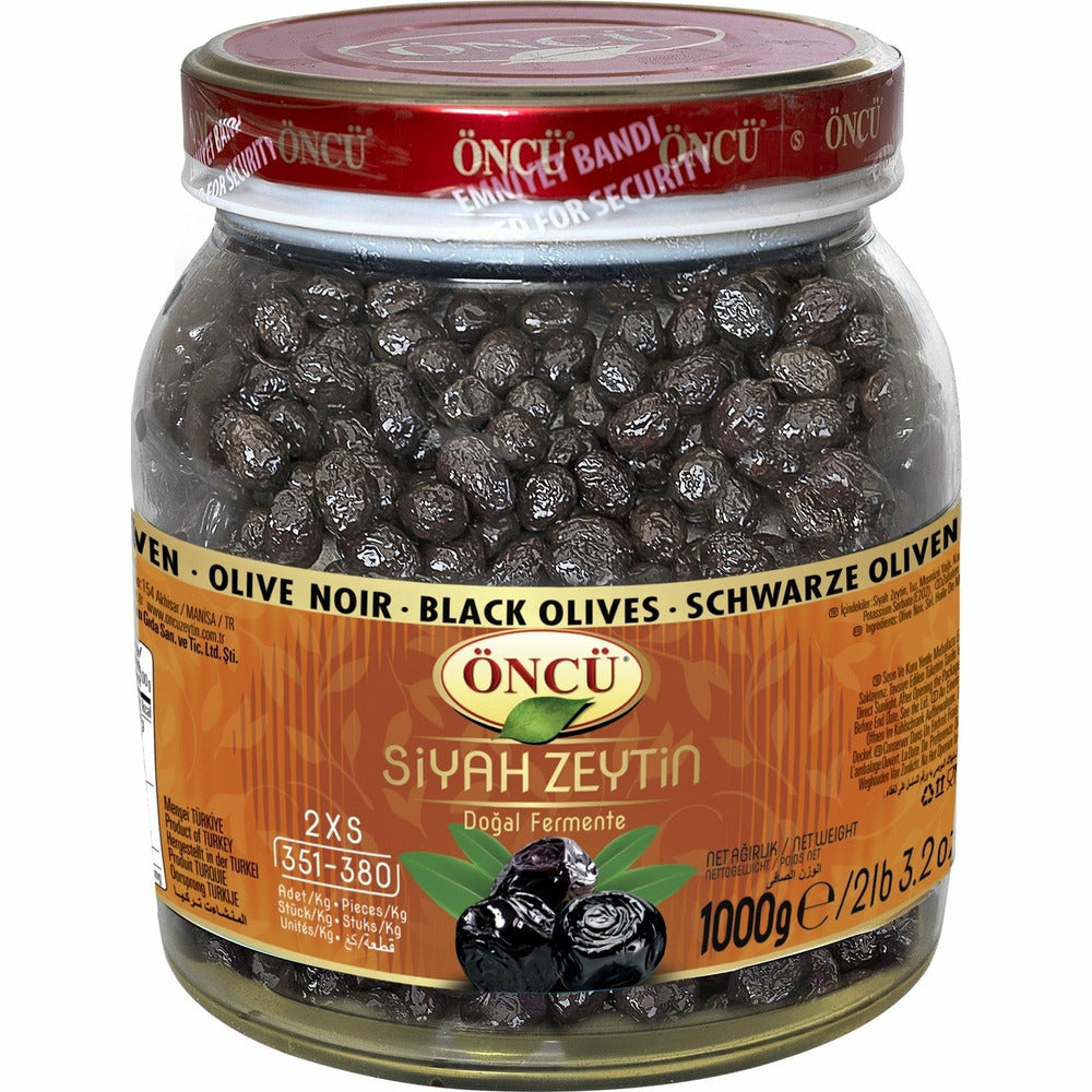 Oncu Black Olives (2XS) 1Kg (Oncu Siyah Zeytin (2XS) 1Kg)