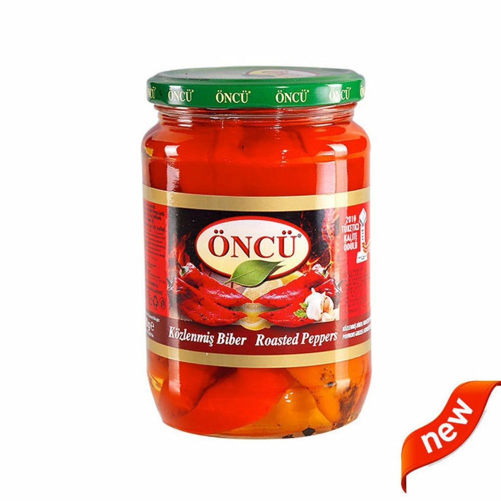 Oncu Roasted Red Pepper Jar (Kozlenmis Kirmizi Biber) 680gr