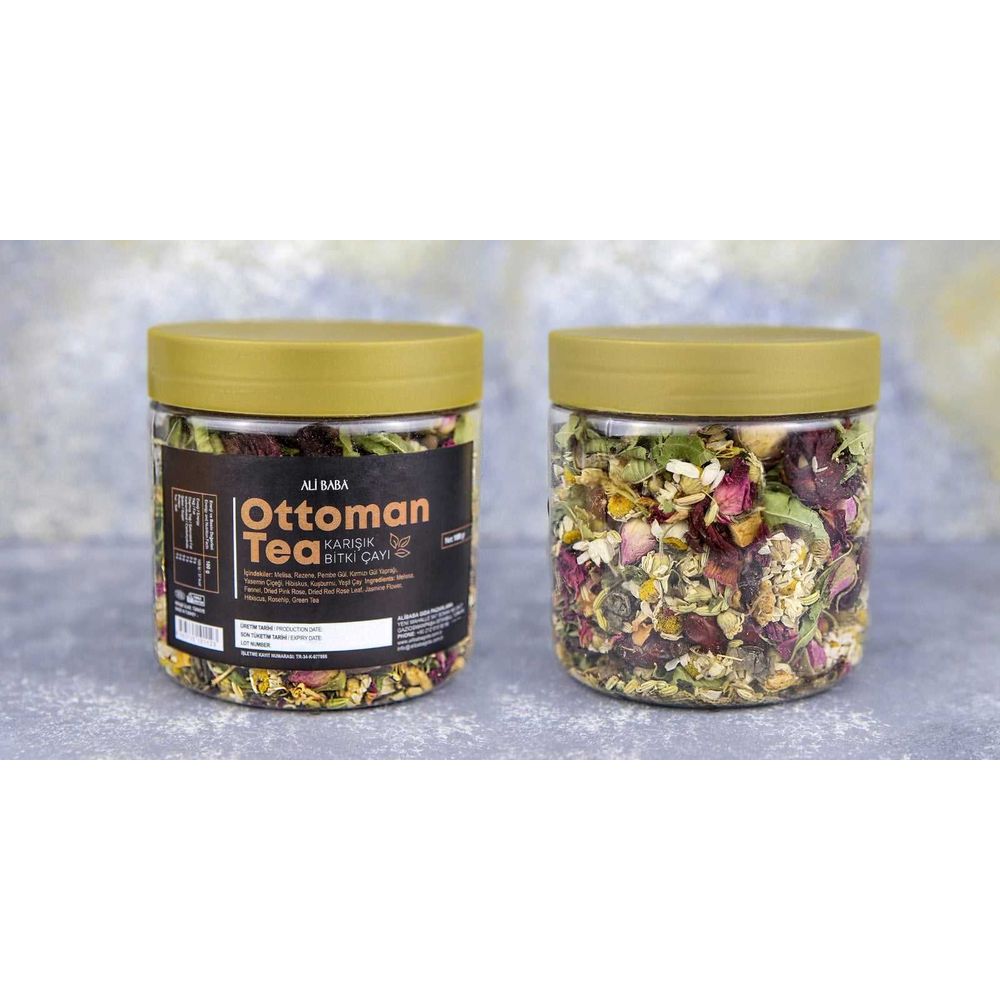 Ali Baba Mixed Herbal Ottoman Tea (Kavanoz Karisik Bitki Cayi) 100 g