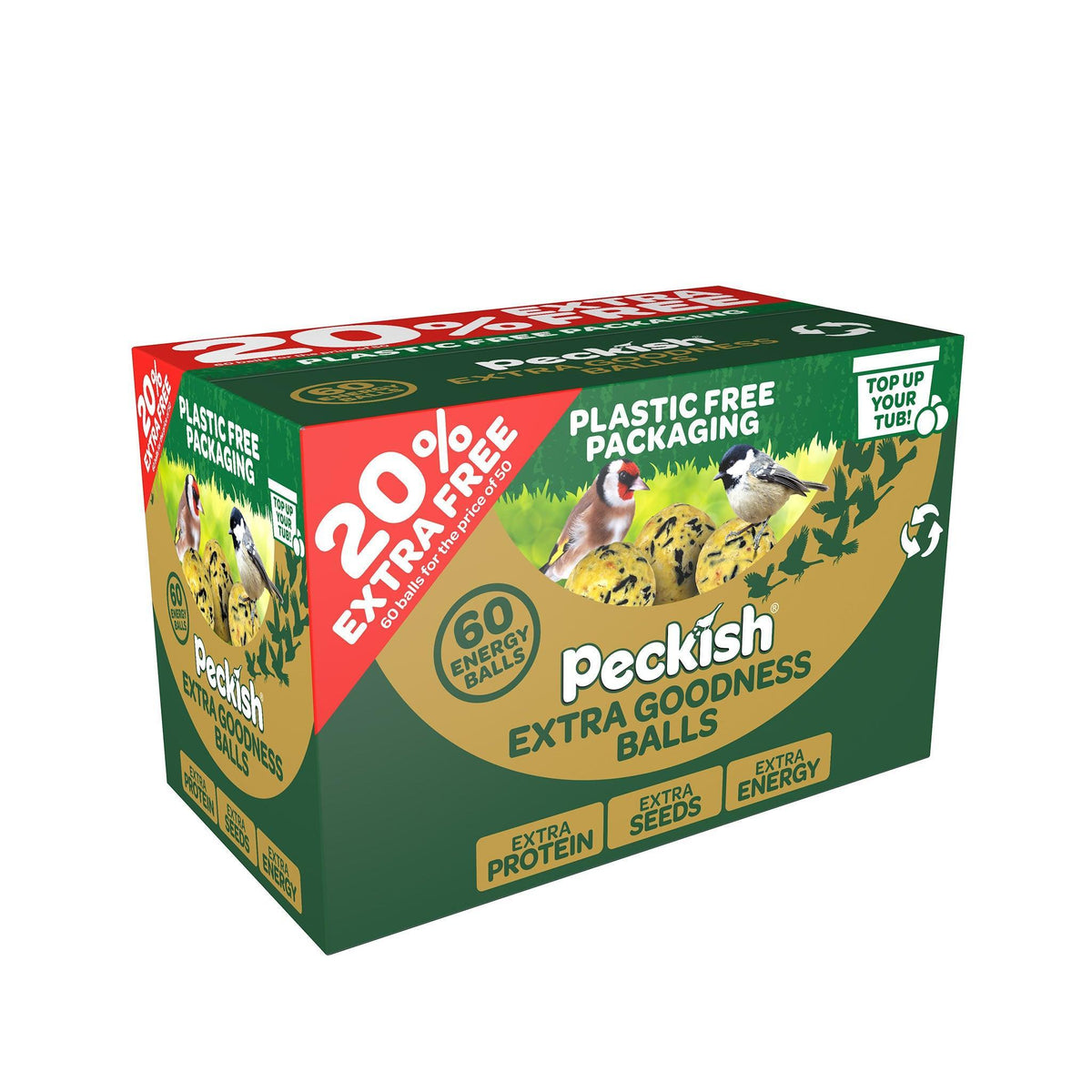 Peckish Extra Goodness 50 Box+20% 4.2kg