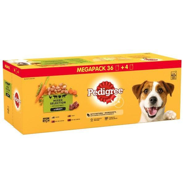 Pedigree Mixed Selection in Gravy Mega Box 40 × 100g