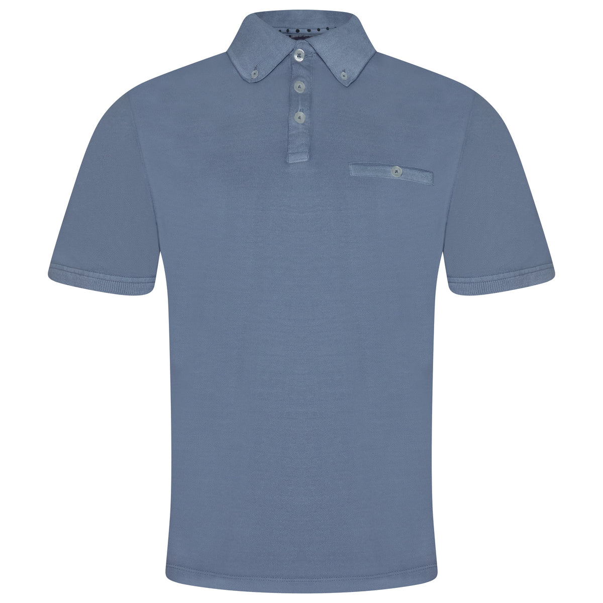 Evryone Men's Short Sleeve Polo Shirt – 100% Cotton Classic Fit Pique Polo