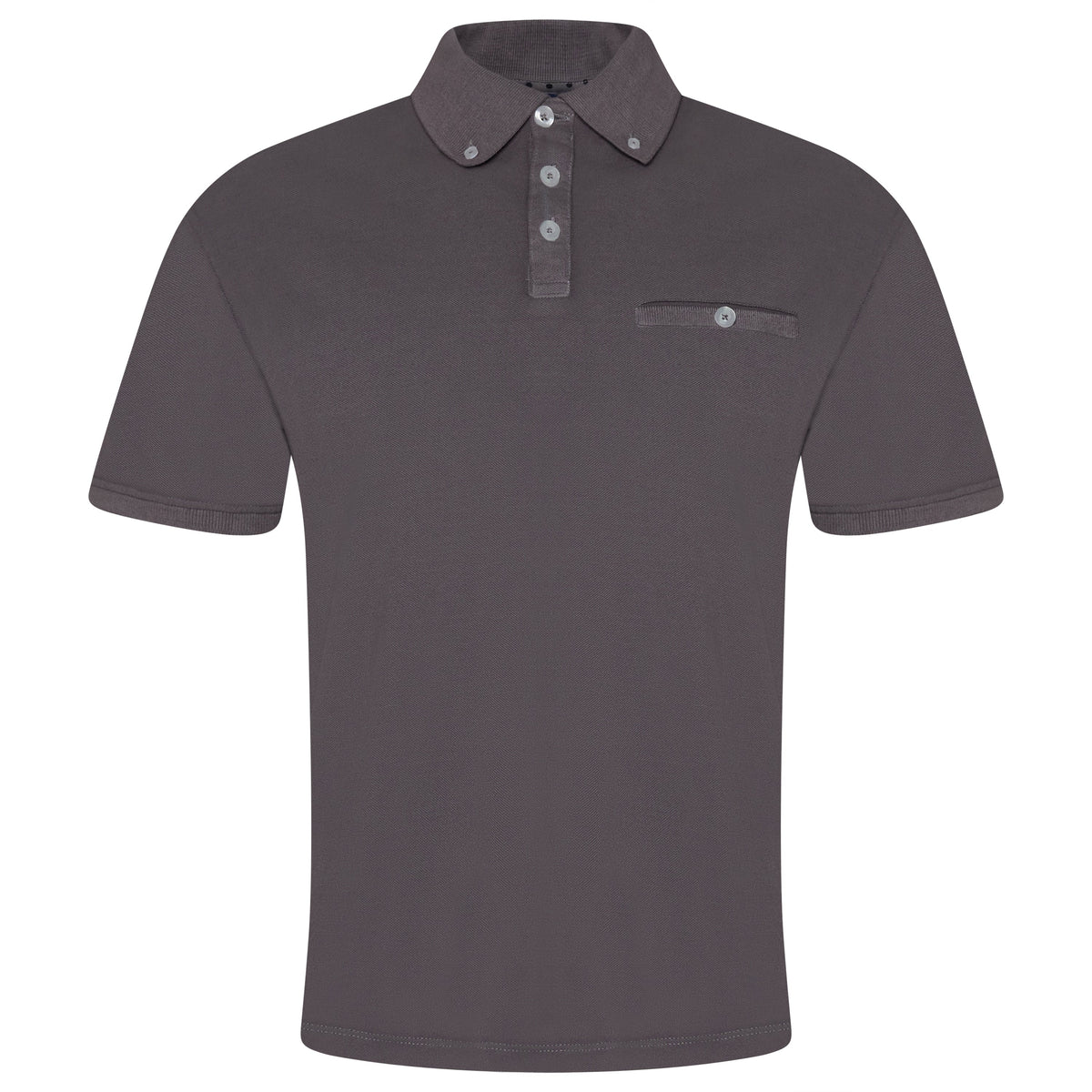 Evryone Men's Short Sleeve Polo Shirt – 100% Cotton Classic Fit Pique Polo