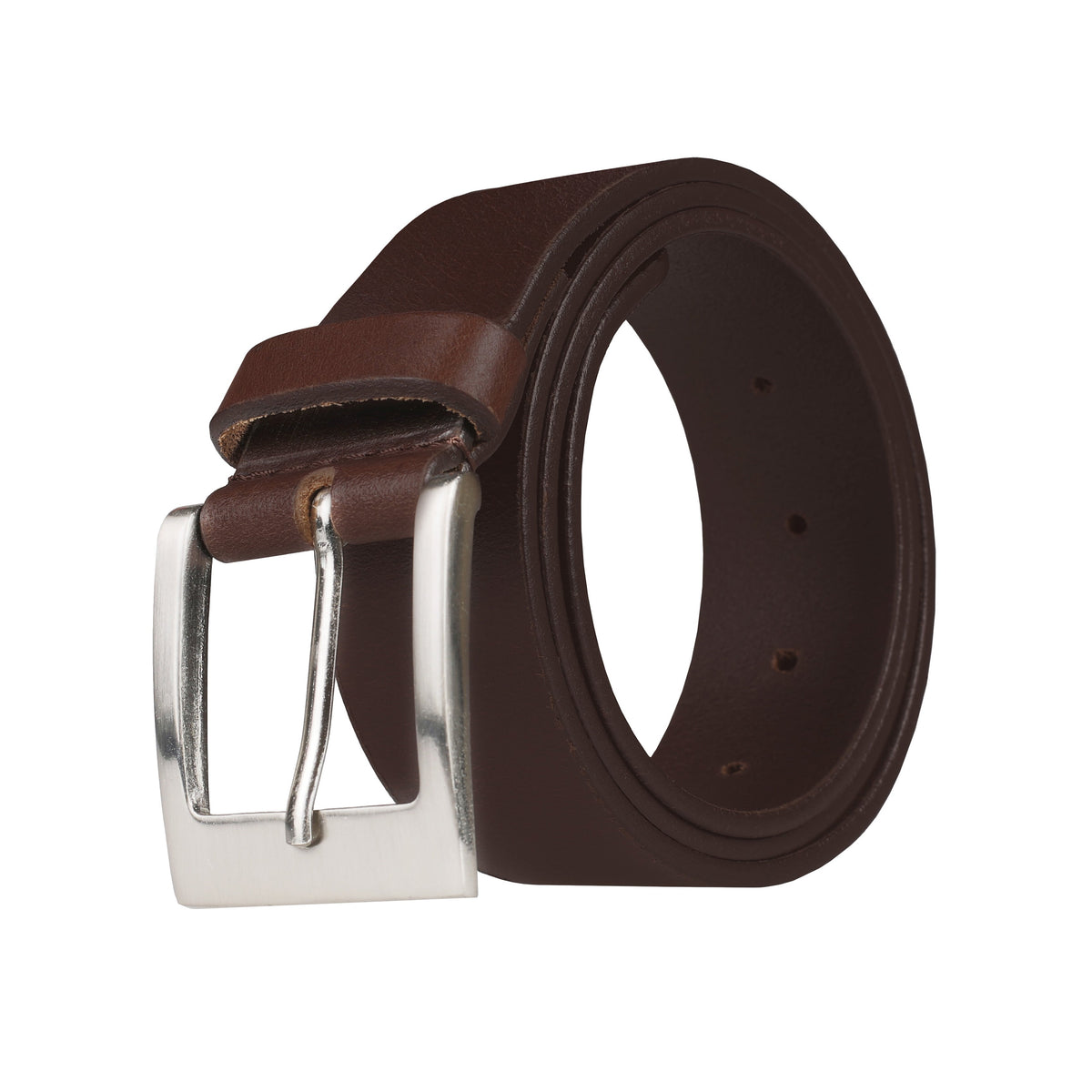 Outback 1,5" breiter Vierkant-Schnallen-Vollnarbenleder-Gürtel