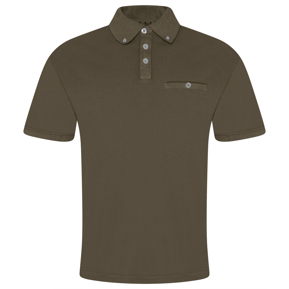 Evryone Men's Short Sleeve Polo Shirt – 100% Cotton Classic Fit Pique Polo