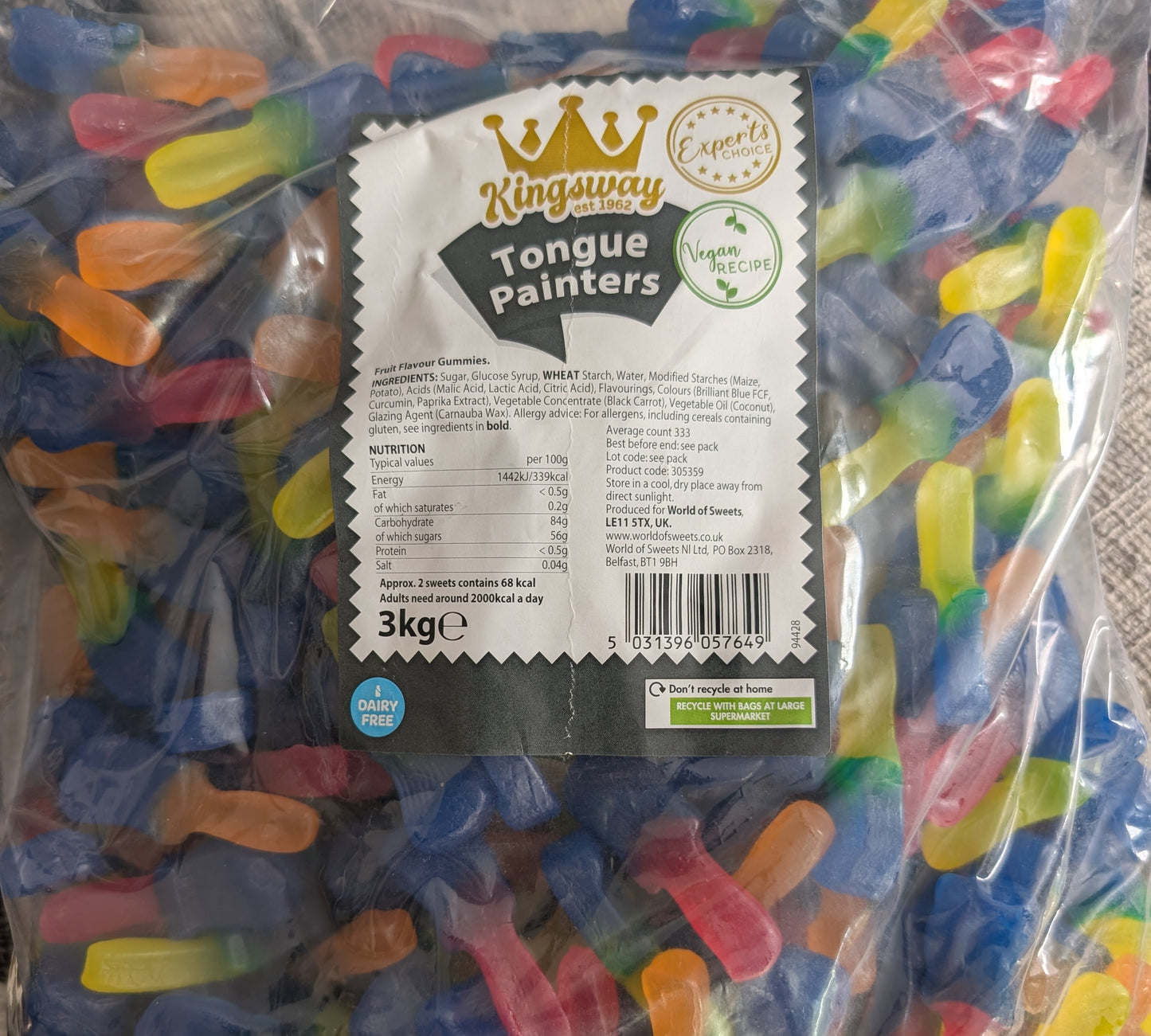 Kingsway Tongue Painters 3kg Bag