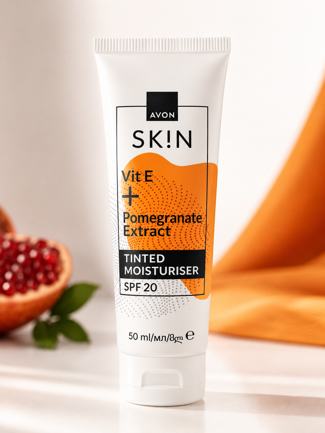 Avon SK!N Tinted Moisturiser SPF 20 – Vit E & Pomegranate Extract 50ml