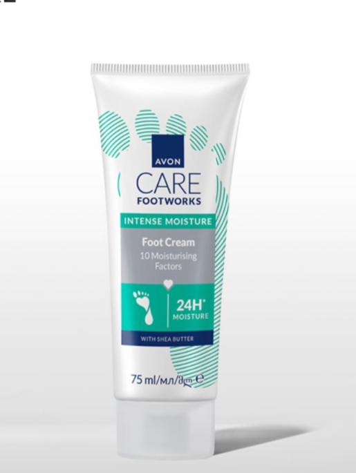 Avon Care Footworks Intense Moisture Foot Cream 75ml