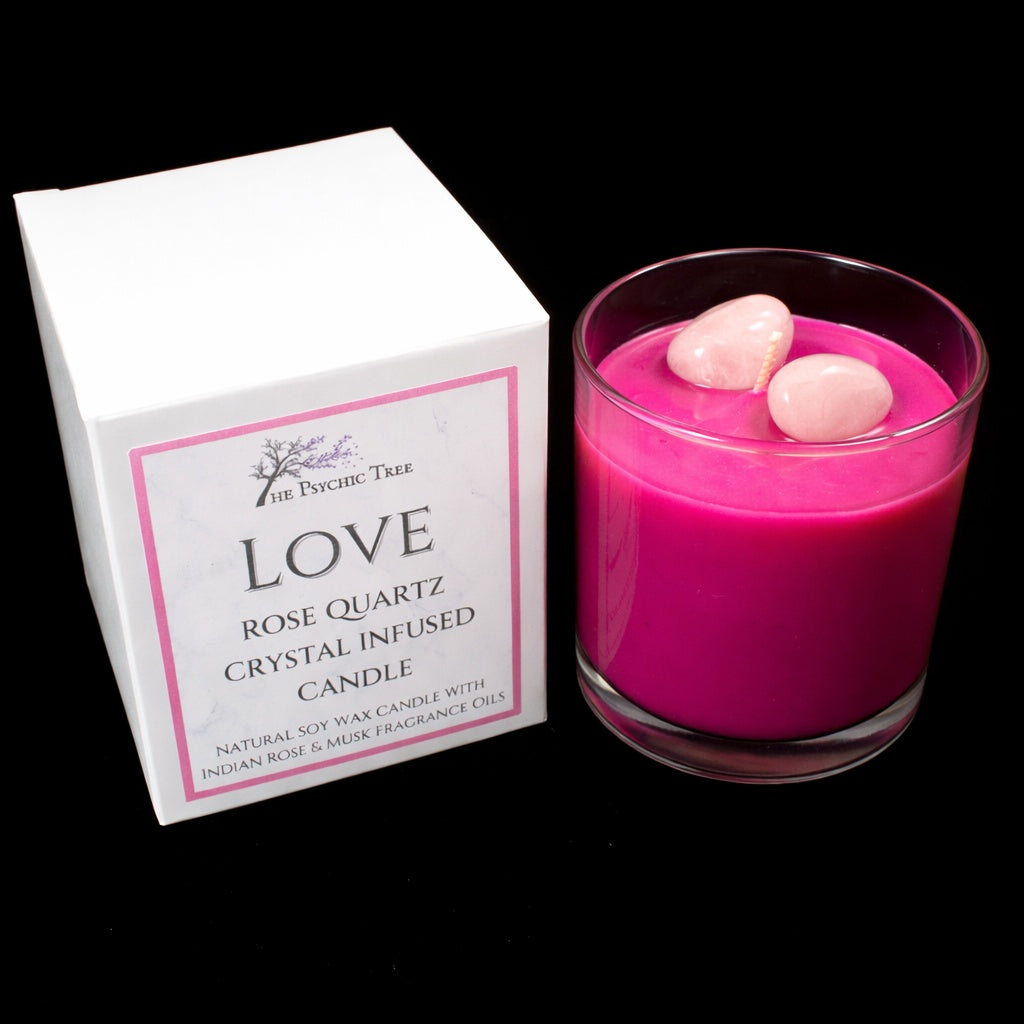 Love - Kristall-infundierte Duftkerze