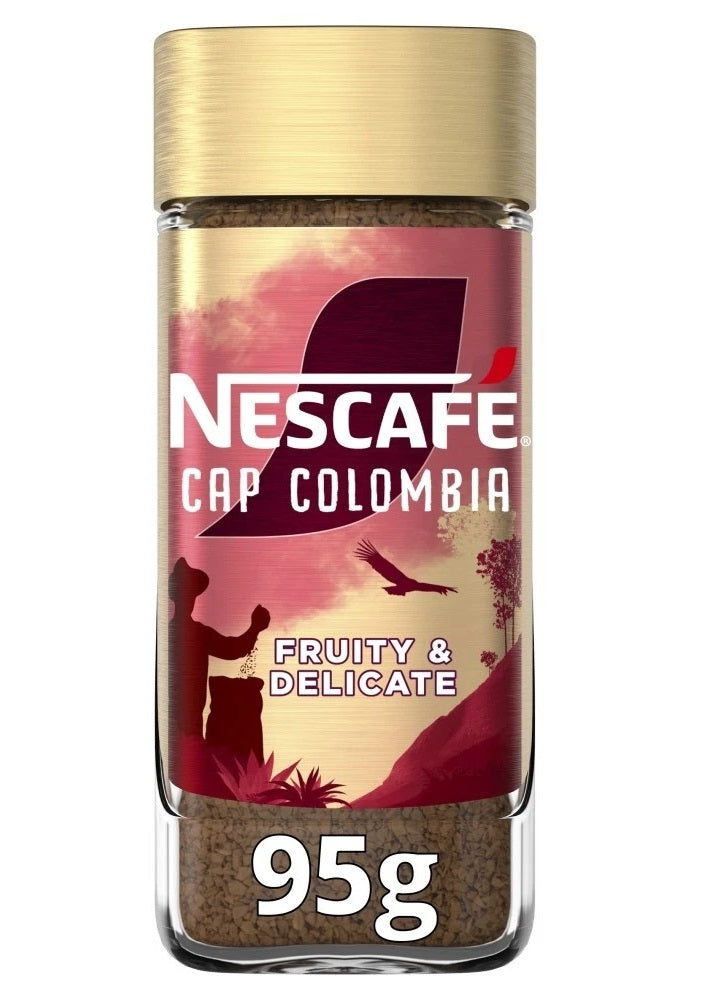 Nescafé Cap Colombia Instant Coffee 95g | Pack of 6