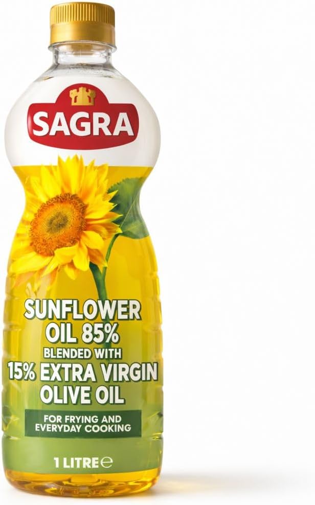 Sagra Sunflower Oil Blended with 15% Extra Virgin Olive Oil 1L